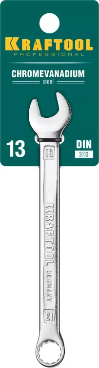 Ключи комбинированные KRAFTOOL, Cr-V, DIN 3113 27079-13 купить в Тобольске