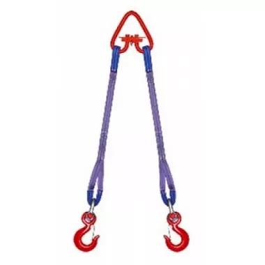 Строп текстильный двухветвевой 2СТ 4 т L=4.5 м SF6 75 мм Звено РТ-3 купить в Тобольске