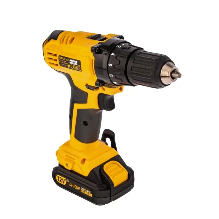 Дрель-шуруповерт аккумуляторная CDL-IB-12-02 Denzel 26111 купить в Тобольске