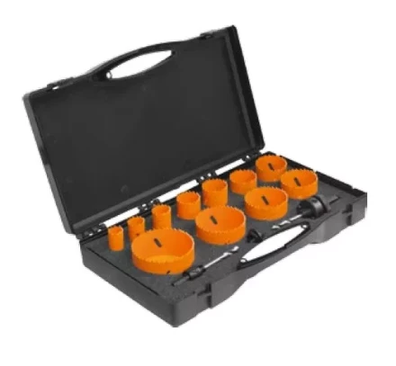 Набор коронок универсальных биметаллических Кратон 11 шт. 1 04 01 003 купить в Тобольске