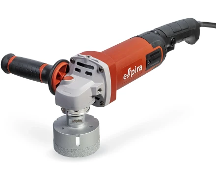 УШМ ESPIRA AGI-125-13E (125 мм 220-240В, 50/60 Гц, мощность 1300 Вт, 4000-11000 об/мин, 2.5 кг), 400752 купить в Тобольске