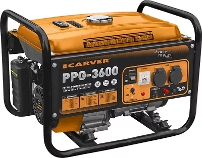 Генератор бензиновый CARVER PPG- 3600 LT-168F-1 купить в Тобольске