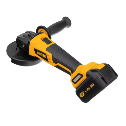 Машина углошлифовальная аккумуляторная бесщет. Denzel BLG-IB-18-125-4 27005, Li-ion, 18 В купить в Тобольске