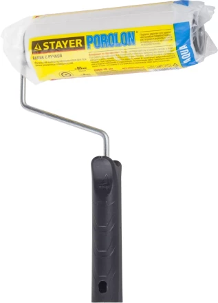 Валик &quot;ПОРОЛОН&quot; малярный в сборе, бюгель 6мм, 44x180мм, STAYER Master 0360-18_z01 купить в Тобольске