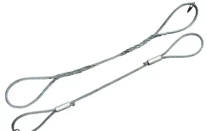 Строп канатный петлевой СКП 14 т  L=2.5 м опрессовка купить в Тобольске