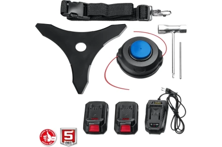 ЗУБР С1-18, 36 В, 35/25.5 см, 2х18 В АКБ (2 А·ч), бесщеточный триммер (ТАБ-365-22) купить в Тобольске