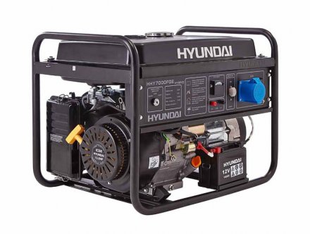 Бензогенератор газовый Hyundai HHY7000FGE + колеса hourmeter LPG kit купить в Тобольске