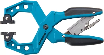 Струбцина клещеобразная, пластиковый корпус, храповый механизм жесткой фиксации, 4&quot;/100 мм GROSS 20805 купить в Тобольске