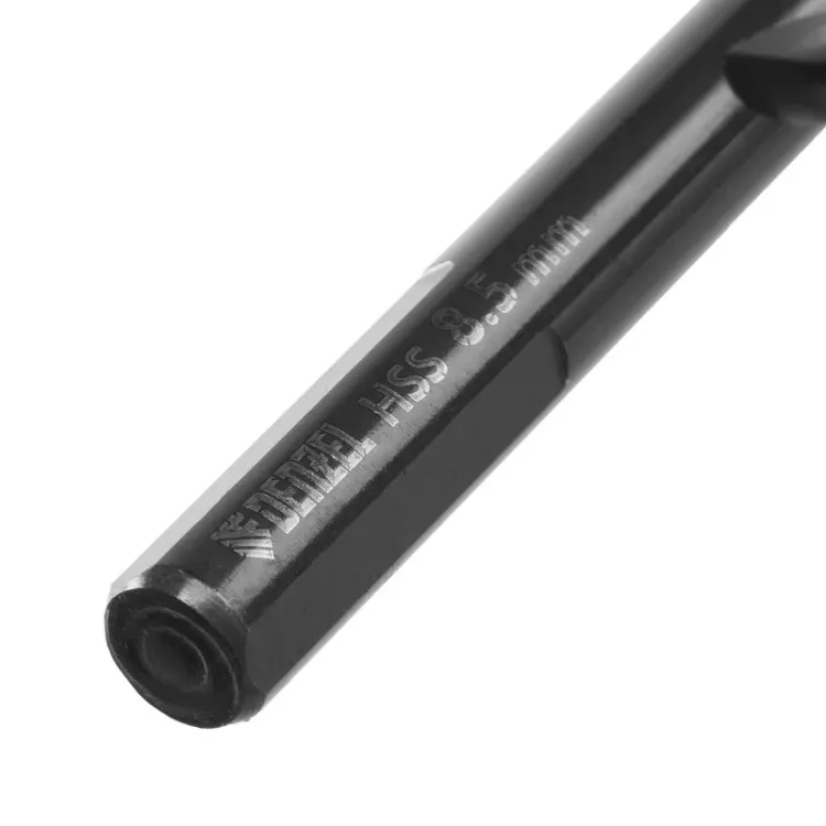 Сверло по металлу, 8,5 мм, HSS-Tin, Golden Tip, 8 шт. Denzel 717220 купить в Тобольске