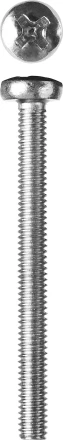 Винт ЗУБР &quot;МАСТЕР&quot; DIN 7985, класс прочности 4.8, оцинкованный, M4x40мм, 5кг 303150-04-040 купить в Тобольске