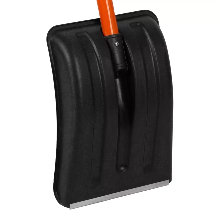 Лопата для уборки снега полипропиленовая Stels, 275х365х790 мм, стальной черенок, Россия, 61654 купить в Тобольске