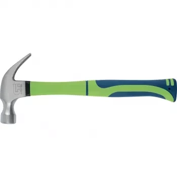 Молоток-гвоздодер с фибергласовой обрезиненной рукояткой 450г СИБРТЕХ 10442 купить в Тобольске