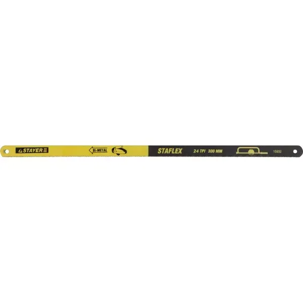 Полотно STAYER "PROFI" "STAYER-FLEX" по металлу, биметаллическое, 24TPI, 300 мм, 50 шт 15932-S50 купить в Тобольске