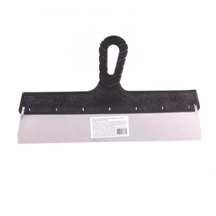 Шпатель фасадный из нержавеющей стали 350 мм пластмассовая ручка 85153 купить в Тобольске