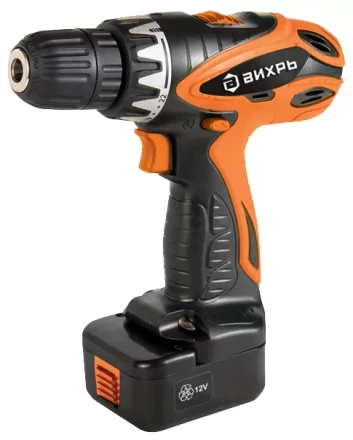 Дрель-шуруповерт аккумуляторная ВИХРЬ ДА-12-1 купить в Тобольске