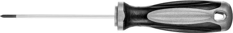 Отвертка MIRAX 25096-0-10, закаленный стержень, двухкомпонентная рукоятка, PH0x100мм 25096-0-10 купить в Тобольске