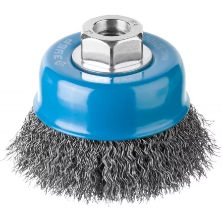 ЗУБР &quot;ПРОФЕССИОНАЛ&quot;. Щетка чашечная для УШМ, витая стальная проволока 0,3мм, 75ммхМ14 35261-075_z02 купить в Тобольске