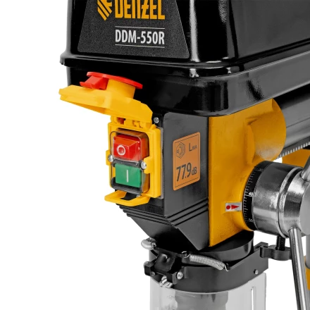 Станок сверлильный радиальный DDM-550R, 550 Вт, 16 мм, 12 ск., настольный// Denzel 95323 купить в Тобольске