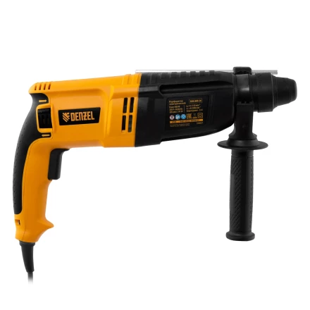 Перфоратор электрический RHH-800-26  SDS-plus 800 Вт 3 Дж  3 плюс 1 режим Denzel 26607 купить в Тобольске
