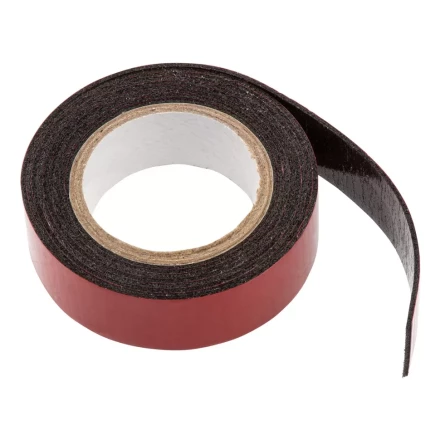 Лента клейкая на вспененной основе, двусторонняя, черная, 19 мм х 1.5 м Matrix 89085 купить в Тобольске