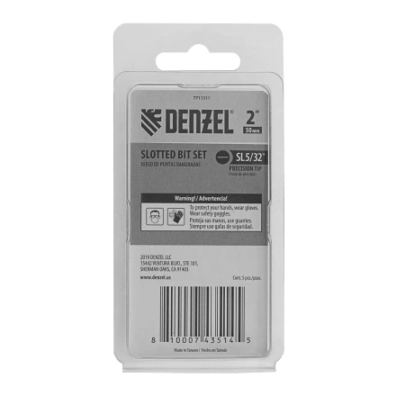 Бита SL4x50, 5 шт. Denzel 7711311 купить в Тобольске
