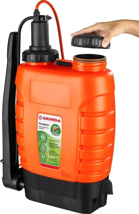 Опрыскиватель садовый GRINDA &quot;Fine Spray&quot;, ранцевый, телескопический удлинитель, 15л 425216 купить в Тобольске