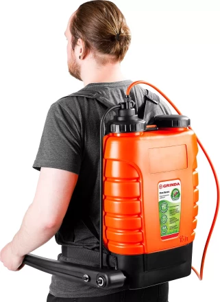 Опрыскиватель садовый GRINDA &quot;Fine Spray&quot;, ранцевый, телескопический удлинитель, 15л 425216 купить в Тобольске