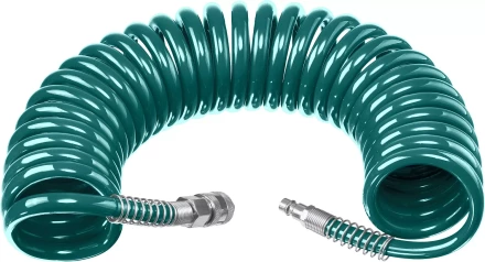 Воздушный спиральный шланг KRAFTOOL с фитингами рапид 8х12 мм 06590-10 купить в Тобольске