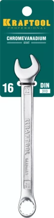 Ключи комбинированные KRAFTOOL, Cr-V, DIN 3113 27079-16 купить в Тобольске