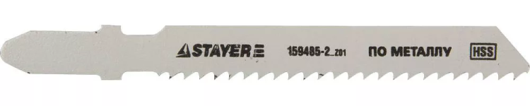 Полотна STAYER "STANDARD", T118B, для эл/лобзика, HSS, по металлу (3-10мм), EU-хвост., шаг 2мм, 55мм, 2шт 159485-2_z01 купить в Тобольске