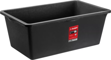 Кювета ЗУБР &quot;ЭКСПЕРТ&quot; строительная пластмассовая, 48x78x29см(ШхДхГ), 90л 06097-90_z03 купить в Тобольске