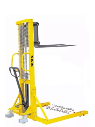 Штабелер гидравлический 1,5 т 3,0 м XILIN SDJAS1530 с раздвижными вилами и расширенными опорами 1015747 купить в Тобольске