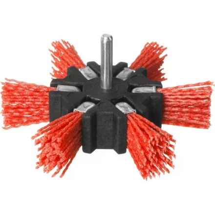 ЗУБР &quot;ПРОФЕССИОНАЛ&quot;. Щетка дисковая &quot;звезда&quot; для дрели, нейлоновая проволока с абразивным покрытием, 100мм 35163-100_z02 купить в Тобольске