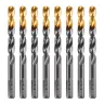 Сверло по металлу, 10 мм, HSS-Tin, Golden Tip, 8 шт. Denzel 717222 купить в Тобольске