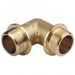 Уголок GENERAL FITTINGS с упором, латунь, ш/ш, 3/4&quot; 51074-S/S-3/4