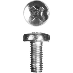 Винт ЗУБР "МАСТЕР" DIN 7985, класс прочности 4.8, оцинкованный, M5x10мм, 5кг 303150-05-010