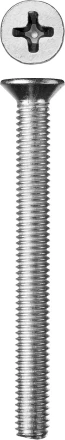 Винт ЗУБР &quot;МАСТЕР&quot; DIN 965, класс прочности 4.8, оцинкованный, M6x60мм, 5кг 303110-06-060 купить в Тобольске