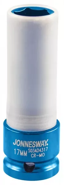 Головка ударная шестигранная 1/2" М17 для л/с дисков  S03АD4317 Jonnesway 99427 купить в Тобольске