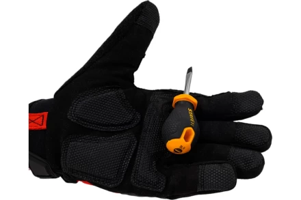 Отвертка STAYER &quot;MASTER&quot;, двухкомпонентная рукоятка, магнитный наконечник, &quot;STUBBY&quot; ( бочка ), SL4,7x38мм 2509-38-4.7_z03 купить в Тобольске