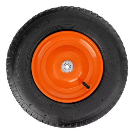 Колесо пневматическое Palisad 4.80/4.00-8 D380мм, подш. внут. диам. 12мм, длина оси 80мм 689468 купить в Тобольске