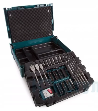 Набор свёрл и бит Makita B-43044, 66 шт, Makpac купить в Тобольске