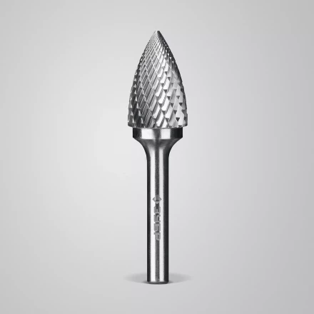 Зубр Твердосплавная борфреза G - парабола с острым углом, 16 х 25 мм (28806-16-25) купить в Тобольске