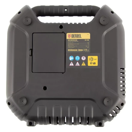 Компрессор воздушный DL1100 1.1 кВт, 180 л/мин, с набором аксессуаров Denzel 58005 купить в Тобольске