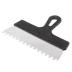 Шпатель из нержавеющей стали 250 мм зуб 8 х 8 мм пластмассовая ручка Россия 85143 купить в Тобольске