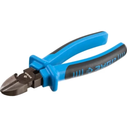 Бокорезы ЗУБР эксцентриковое расположение шарнира, особостойкое спец. покрытие Н12Х1 (никель/хром), двухкомпонентные рукоятки, 180мм 2201-5-18_z01 купить в Тобольске