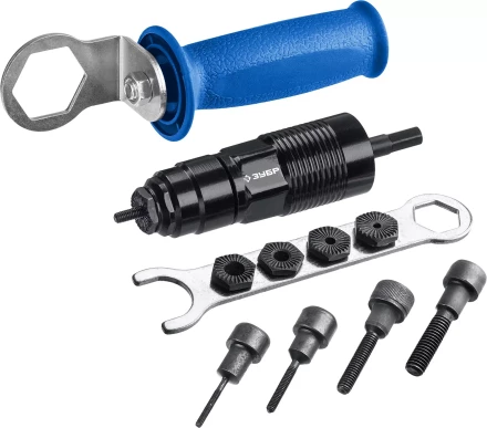 ЗУБР НР-М8, М3 - М8, насадка-заклепочник на шуруповерт, Профессионал (31221) купить в Тобольске