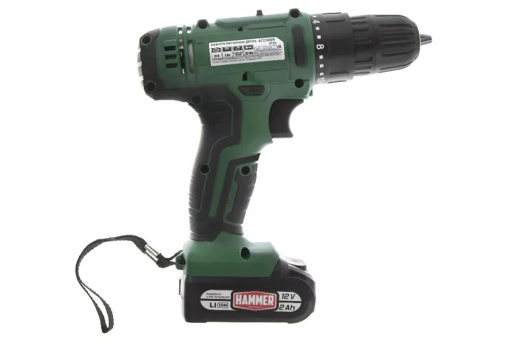 Дрель аккумуляторная HAMMER ACD12BS купить в Тобольске