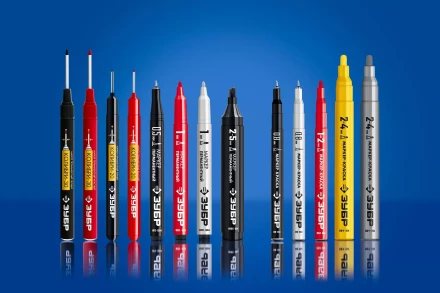 ЗУБР Колибри-30 красный, наконечник L 30 мм,  2.8 мм, перманентный маркер для отверстий (06338-3) купить в Тобольске