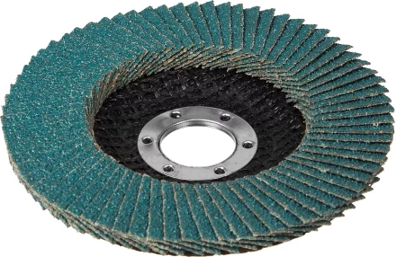 Круг шлифовальный ЗУБР &quot;ЭКСПЕРТ&quot; лепестковый торцевой, тип КЛТ 1, зерно-электрокорунд циркониевый, P60, 115х22,2мм 36595-115-60 купить в Тобольске