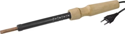 Электропаяльник с деревянной рукояткой, 100Вт 55407-100 купить в Тобольске